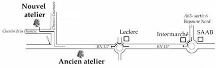 Plan d'acc&egrave;s