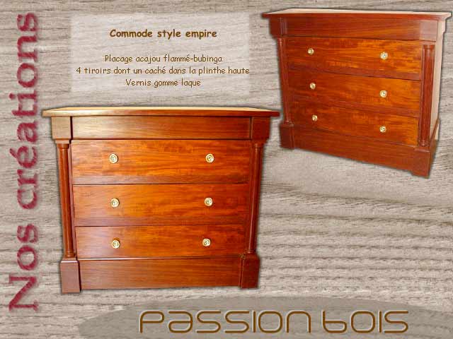 Commode style empire