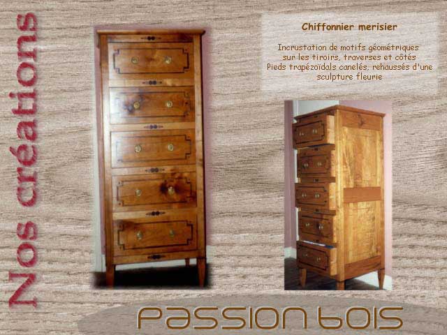 Chiffonnier merisier