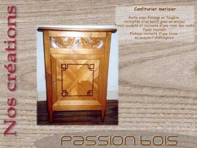 Confiturier merisier