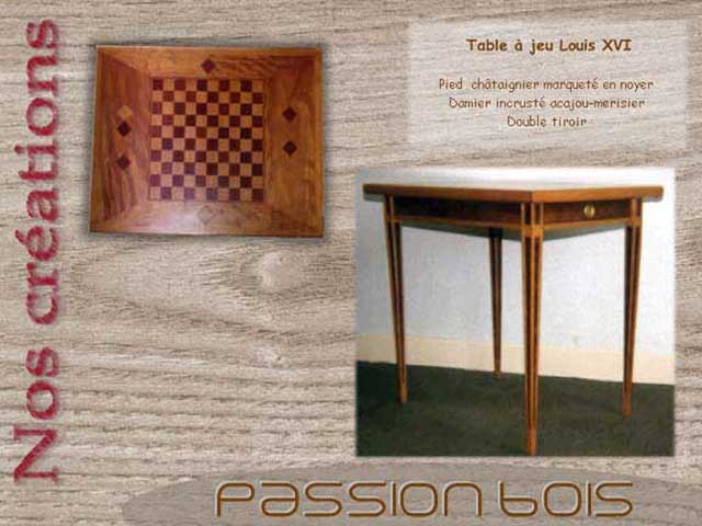 Table à jeu