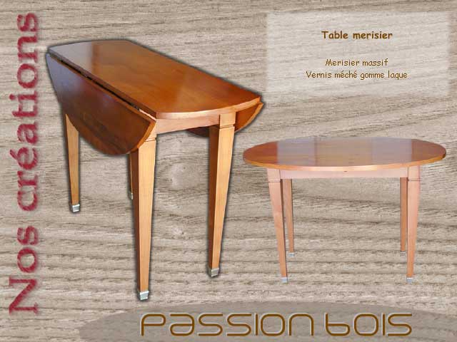 Table merisier