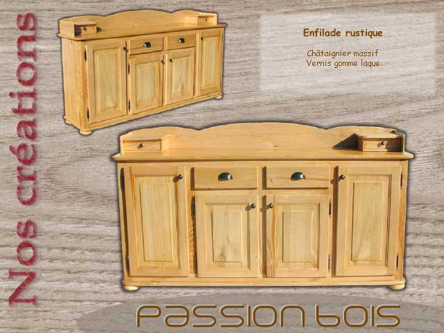 Enfilade rustique