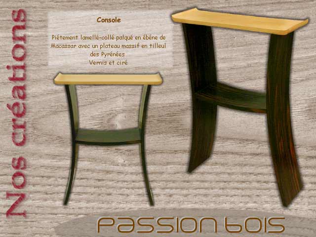 Console contemporaine