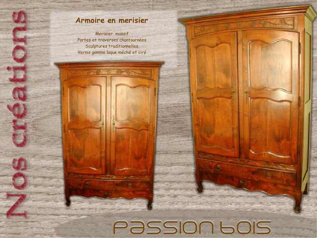 Armoire merisier