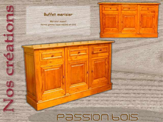 Buffet merisier