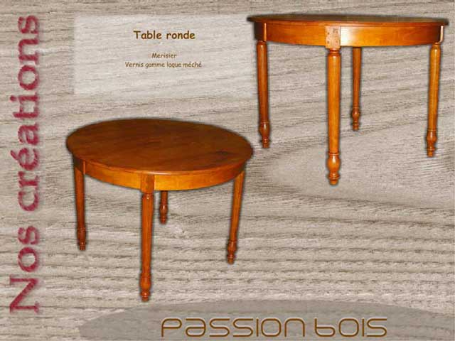 Table merisier