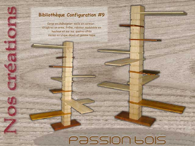 Bibliothéque contemporaine "configuration #9"