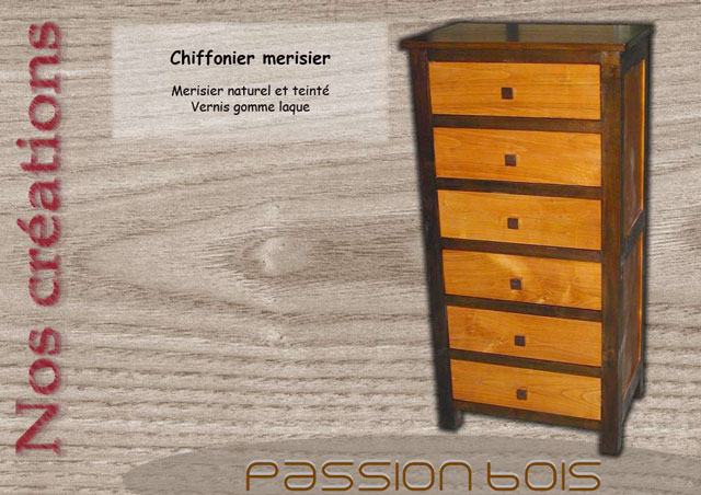 Chiffonier en merisier