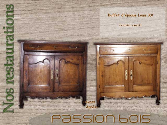 Buffet cerisier Louis XV