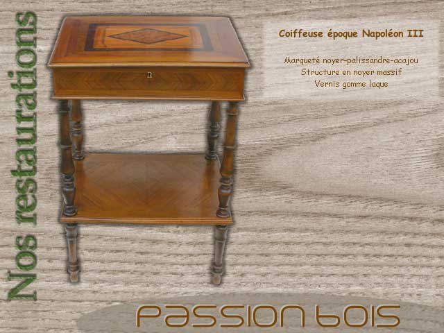Coiffeuse Napoléon III