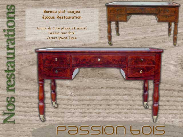 Bureau acajou