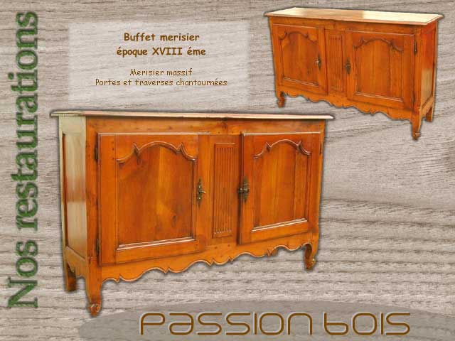 Buffet merisier XVIII éme