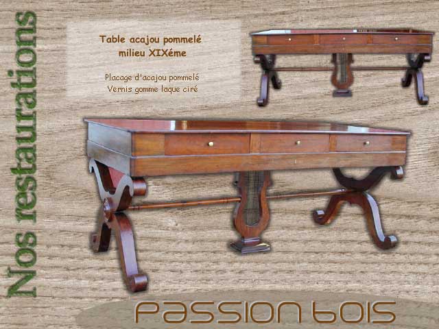 Table acajou