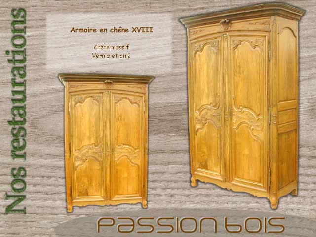 Armoire chêne XVIII