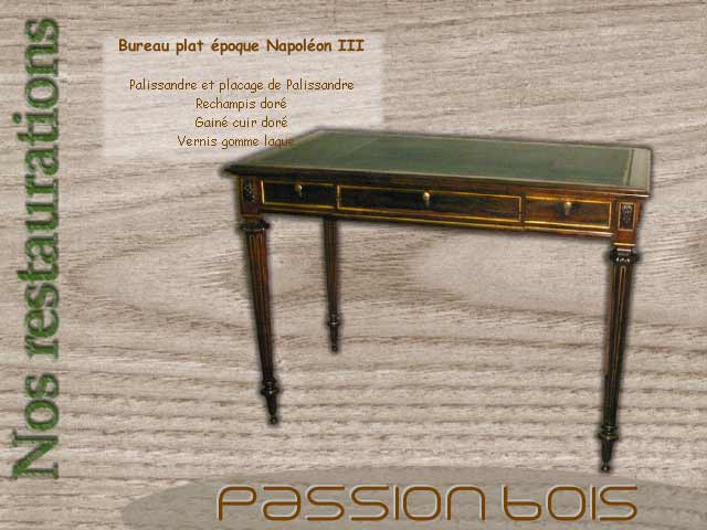Bureau plat Napoléon III