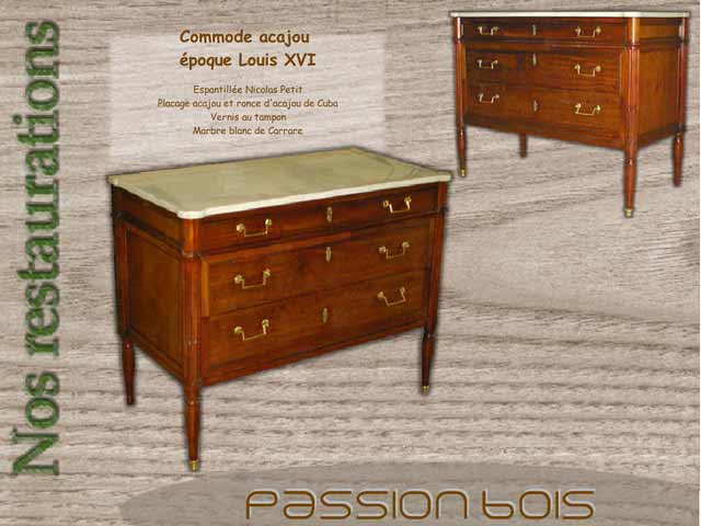 Commode époque Louis XVI