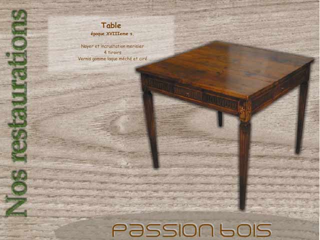 Table noyer XVIIIeme s.