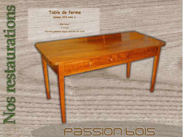 Table de ferme 