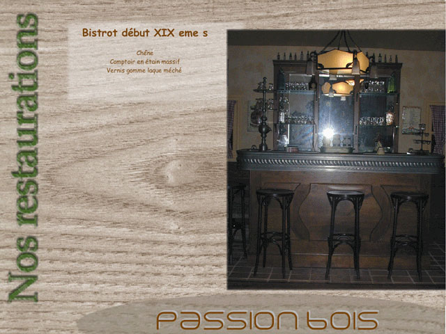Bistrot début XIX eme siècle