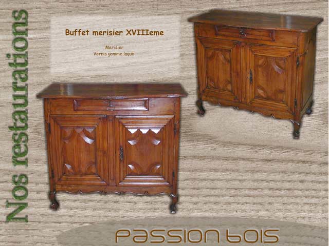 Buffet merisier XVIIIeme