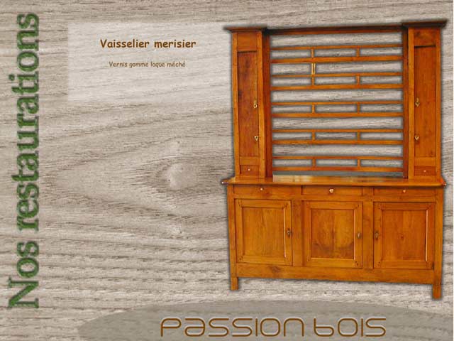 Vaisselier merisier