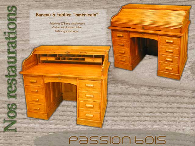 Bureau à rideau "americain" Z'Berg