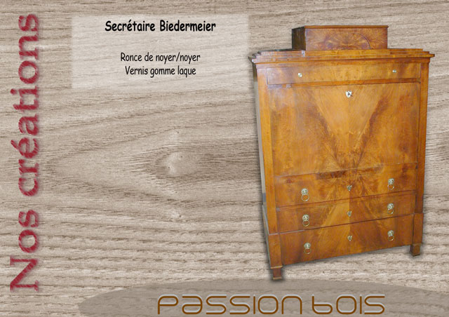Secrétaire Biedermeier