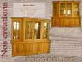 Vitrine chêne