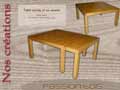 Table chêne