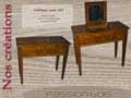 Coiffeuse Louis XVI merisier