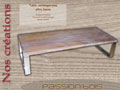 Table contemporaine ultra basse
