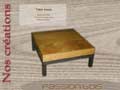 Table basse design en chên