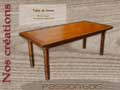 Table de ferme  merisier