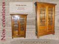 Vitrine merisier