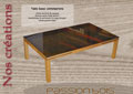 Table basse contemporaine