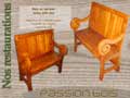 Banc merisier
