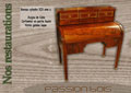 Bureau cylindre acajou de Cuba
